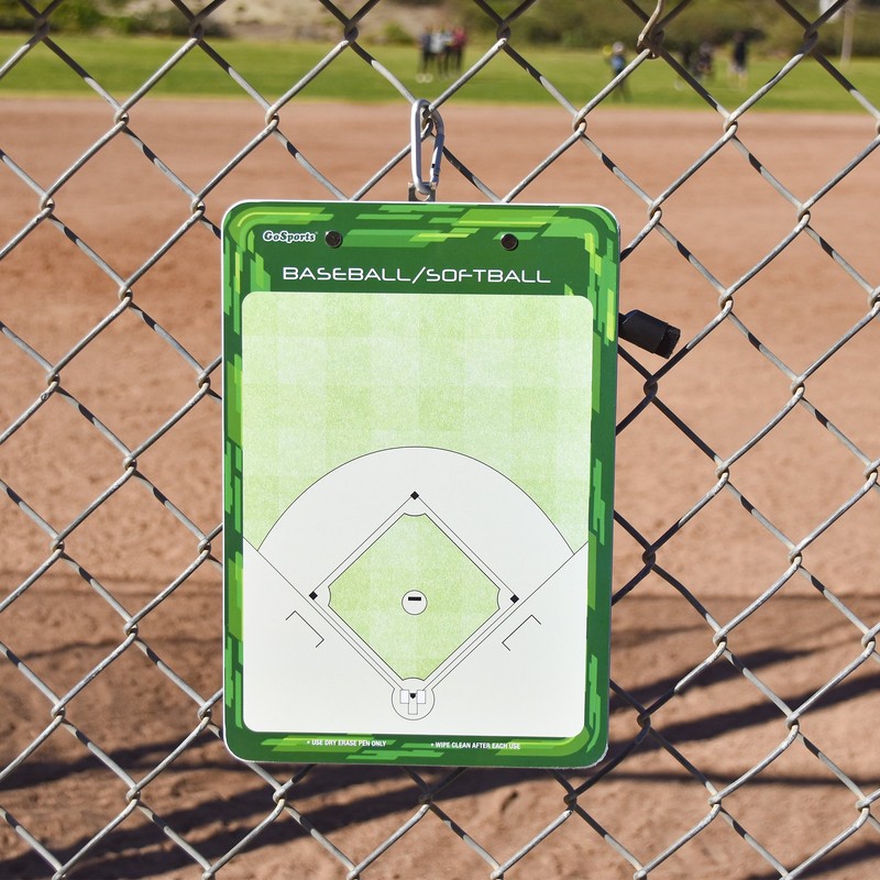 GoSports Dry Erase Coaches Board with 2 Dry Erase Pens