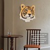 3D Simulation Animal Head Statues Wall Decor Resin Unique Exquisite
