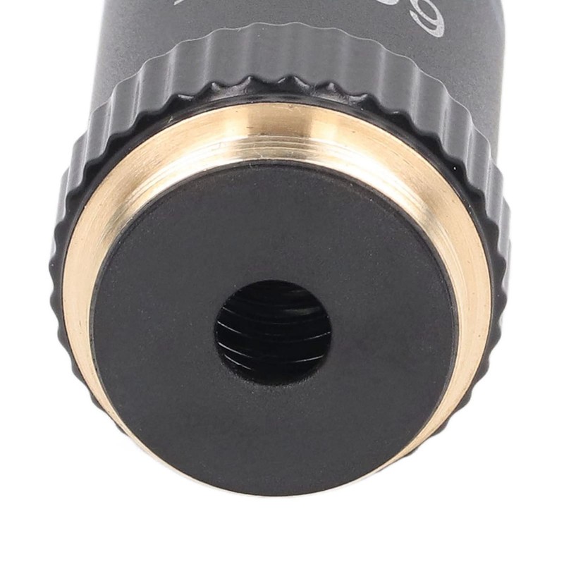 60X Achromatic Objective Brass Microscope Objective Lens with Interface 20.2mm