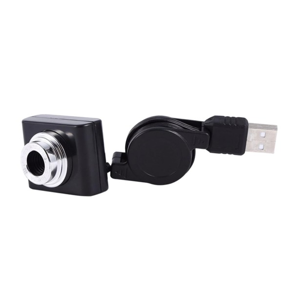 KONTONTY USB Webcam with Wide Angle Lens Manual Focus and