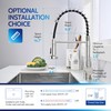 LUFEIDRA Touchless Kitchen Faucet with Pull Down Sprayer-Brushed Nickel Kitchen