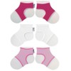 Sock Ons Classic (6-12 Months), 3 Pack - Pink, Fuchsia