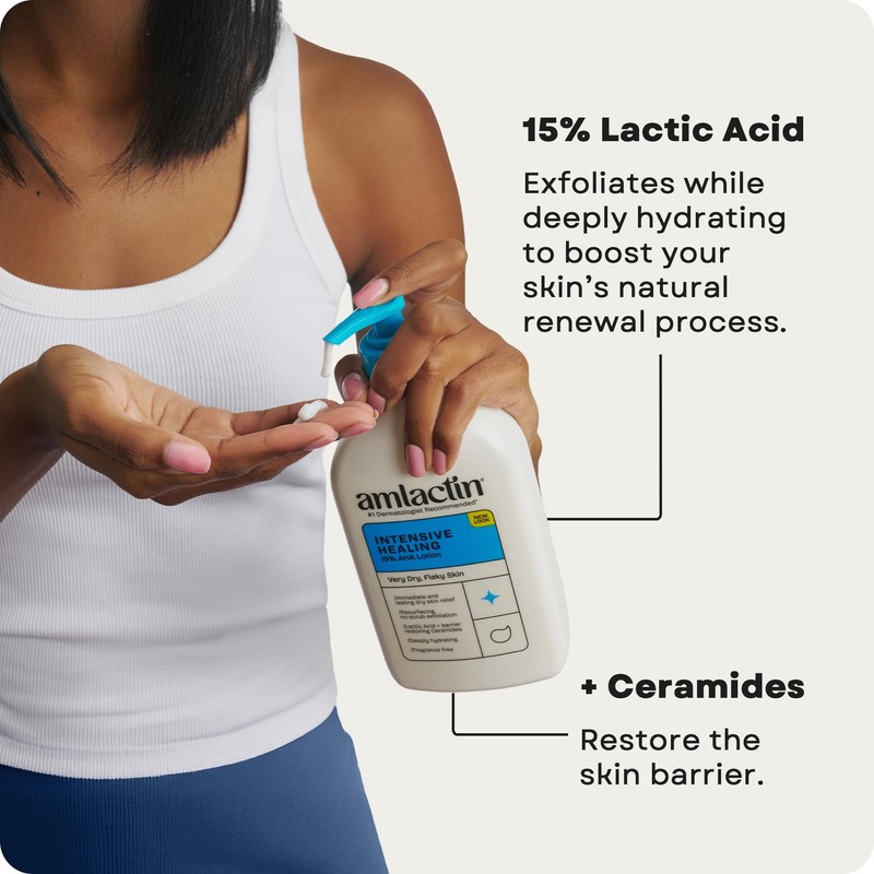 AmLactin Intensive Healing Body Lotion - Therapeutic Lotion for Extremely