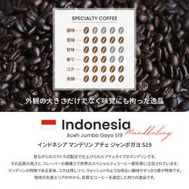 KOUNOU COFFEE Mandelin Premium Coffee Beans (Powder, 7.1 oz (200 g), Specialty Coffee, Indonesia, Arabica, Sumatran Type, Deep Roasted Coffee Beans, Spicy Bitter & Fruit Aftertaste, Indonesia
