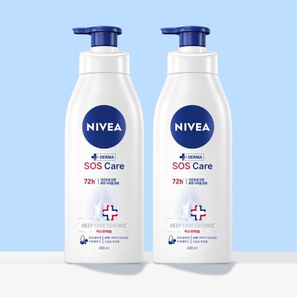 Nivea SOS Care Body Lotion 400ml x 2 / 니베아