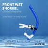 HPLSZCN Swim Snorkel for Lap Swimming, Snorkeling Gear for Adults,