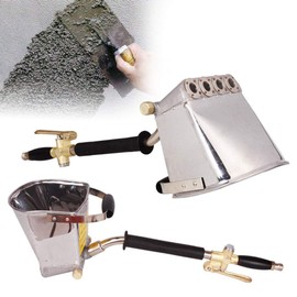 SHZICMY Stucco Sprayer Gun 4 Jet Wall Sprayer Hopper Concrete Stucco Plaster Wall Plastering Painting Concrete Tool (USA Stock)