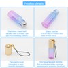Newzoll Glass Roller Bottles, 5ml Mini Blue Purple Gradient Roll