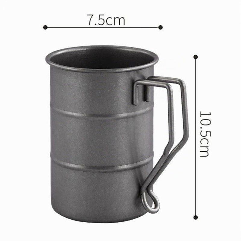 Plmvhpb 1 boccale da birra in stile retrò industriale, 304,