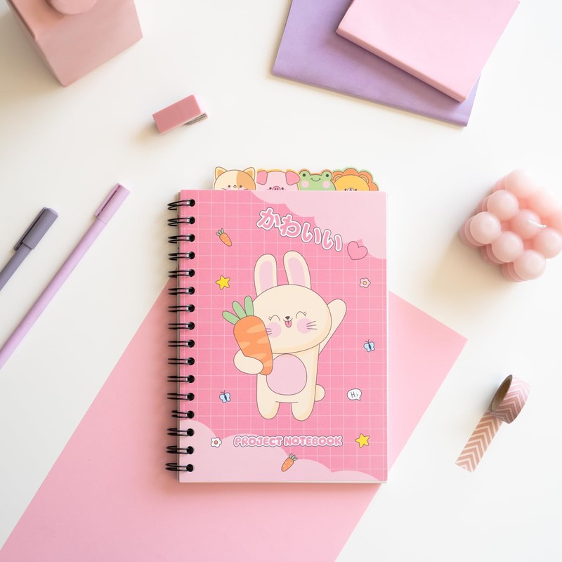 Grupo Erik Notebook A5 Pink Kawaii Soft Cover Notepad A5