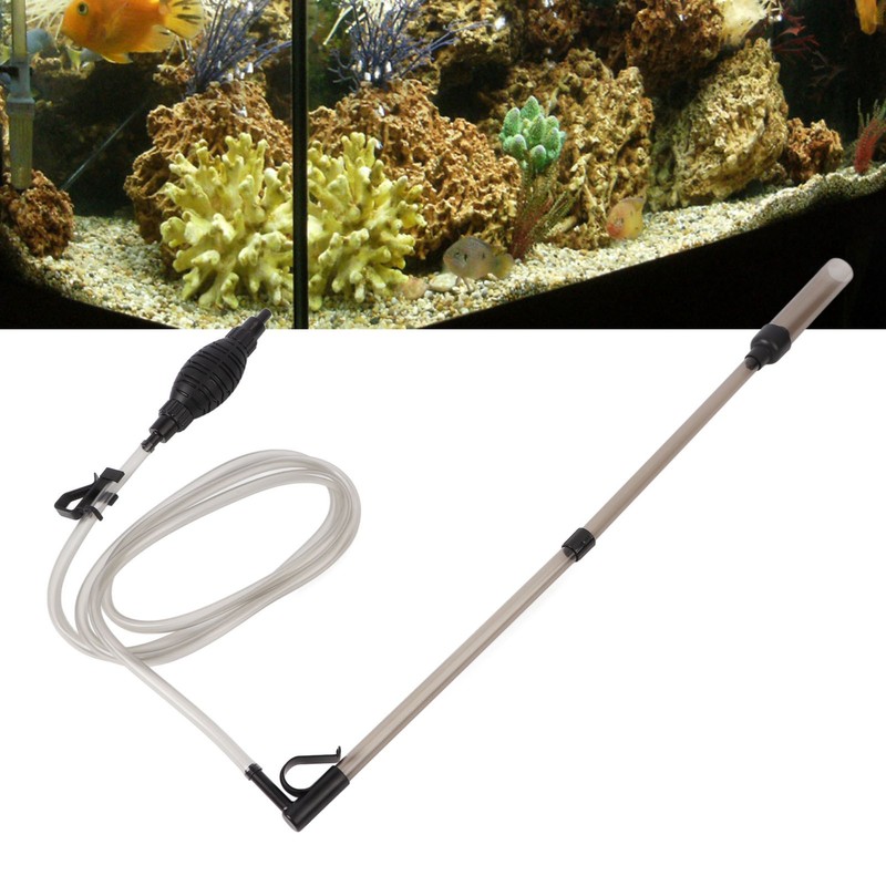 Manual Aquarium Gravel Cleaner Adjustable Water Changer Fish Tank Gravel
