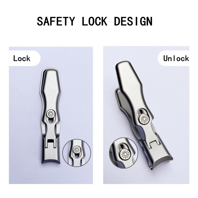 German Stainless Steel Nail & Toenail Clippers for Thick Nails