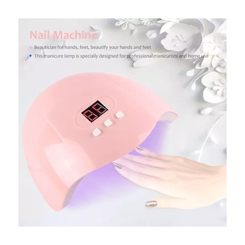 HAOMNING COMERCIO Lámpara De Uñas Uv Led Secador De Uñas