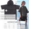 CalmyBEACH Terry Cloth Bath Poncho Girls Boys – Children's Surf