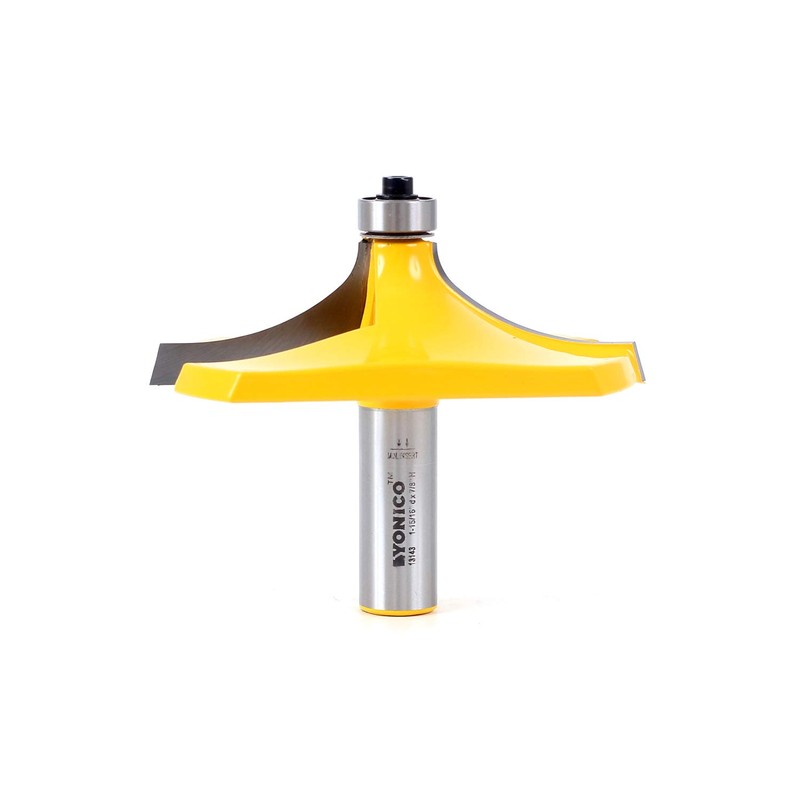 YONICO Table Edge Thumbnail and Handrail Router Bits 3-1/8-Inch Diameter