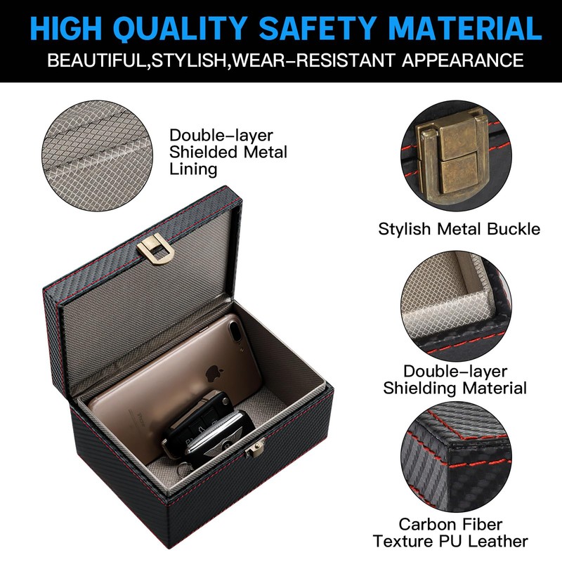 Extra Large Faraday Box & 2 Pack Faraday Bag for