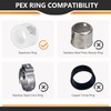 2-Pack HeSun PEX-A Fitting, 1/2" Female NPT Thread x 3/4"