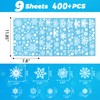 9 Pcs Christmas Window Stickers Xmas Decals Decorations for Glass