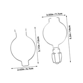 ABOOFAN 12pcs Glass Can Metal Buckle Glass Jar Wire Clamp Metal Fastenings for Sealed Can