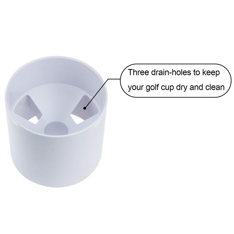 Crestgolf 3Sets Backyard Practice Golf Hole Pole Cup Flag Sticks,