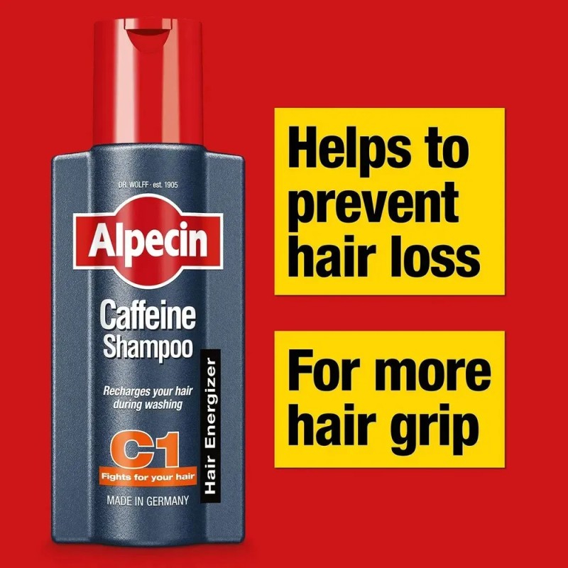 F./. Alpecin H Champú Cafeína - Pack De 2 Unidades