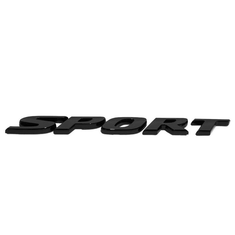 1PC Sport Rear Trunk Lid Letter Logo 3D Badge Emblem