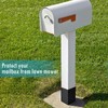 POKOTO Post Protector Adjustable (Range 3.3-6in), Protects Deck, Wooden Mailboxes