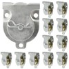 ZORUNNA 12 Pcs Wall Mount Pulley, 1-1/2" Ceiling Mount Pulley