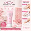 Sakura Hair Removal Cream for Smooth Skin – Gentle Fast-Action