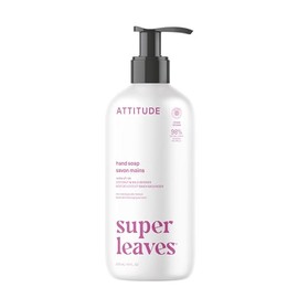 ATTITUDE Super Leaves, Hypoallergenic Hand Soap, White Tea Leaves, 16 Fluid Ounce