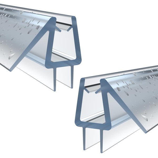 WITEN&NOCK 2 x 80 cm Shower Seals with Double Lip