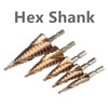 AIMALL HSS M35 Cobalt Steel Step Cone Drill Bit Hole