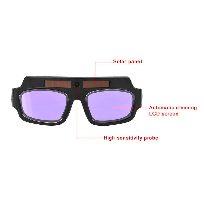 Welding Goggles Solar Auto Darkening Protective Glasses Goggle for Argon