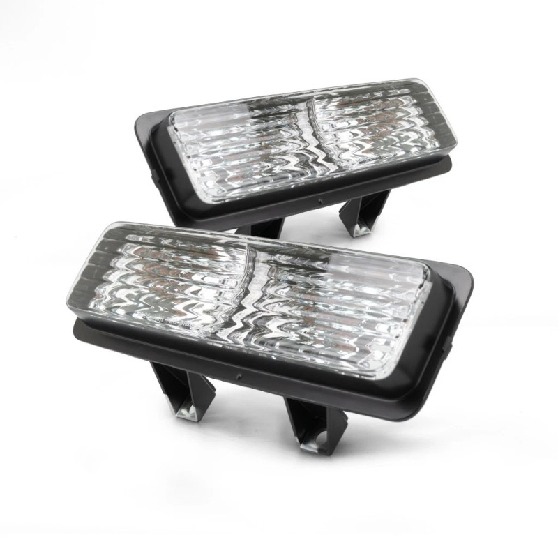 Carlights360 For 1989-1991 Chevy Blazer Pair Signal Lights Driver and