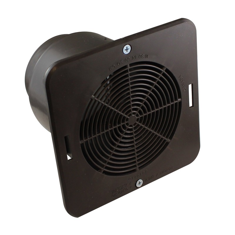 Duraflo 646015BR Soffit Exhaust Vent, Brown