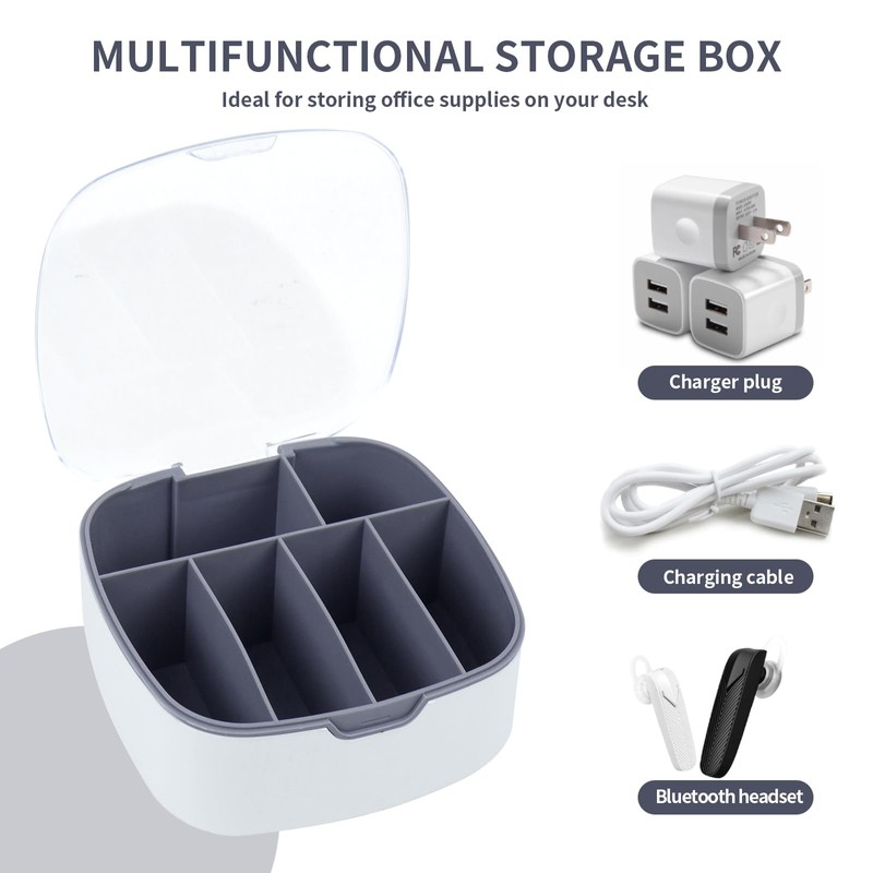 Cable Storage Box, Cable Box Organiser, Charging Cable Organiser Box