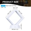 PATIKIL 3D Floating Frame Display Stand, 12 Pack 2.8x2.8 Inch