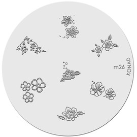 Konad Stamping Nail Art Image Plate - M26 [Misc.]
