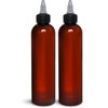 BRIGHTFROM Twist Top Applicator Bottles, 8 OZ, Squeeze Empty Plastic