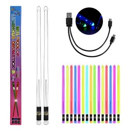 Baquetas Que Cambian De Color Con Luces Led,baquetas De Jazz