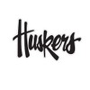 Craftique Nebraska Decal (Black Huskers Decal (3''4''6''12''), 6 in)