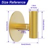 Bntuk Wall Towel Hooks, Adhesive Hooks for Coat Waterproof Shower