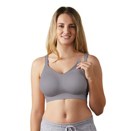 Bravado! Seamless Silk Nursing Bra 1401, silver