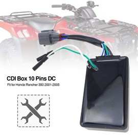Caja CDI de alto rendimiento compatible con Honda Rancher 350 TRX350 FE FM TE TM 2000-2005, 10 pines DC Ignition CDI Box Reemplazar 30410-HN5-671 30410-HN4-671 30400-HN5-305 304000-3-3-HN4-3 HN05