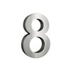 3D House Number 8 Stainless Steel Arial Rustproof Weather Resistant