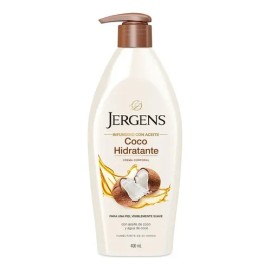Jergens Crema Corporal Coco Hidratante Piel Suave 400ml                                                                                               