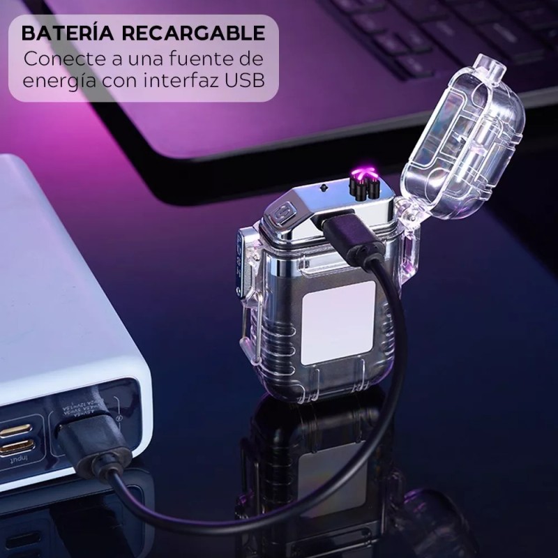 Maíz Encendedor Electrico Recargable Usb Plasma Portatil Multiuso