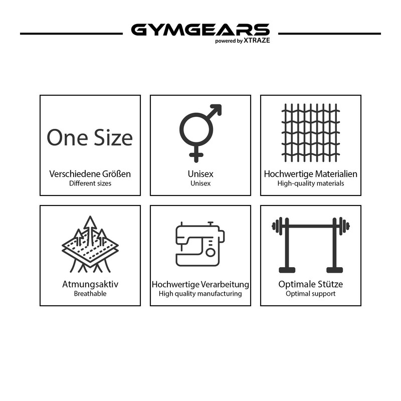 GYMGEARS Professional Lifting Straps [Padded] 60 cm for Strength Training,