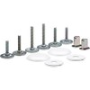 KOHLER K-5420-0 Clean Caps Low Profile Toilet Bowl Caps, White