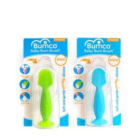 Bumco Mini Diaper Cream Spatula with Case (2-Pack) - BPA-Free Butt Spatula Baby, Soft Diaper Spatula, Diaper Cream Applicator, Mom-Invented Baby Must Haves, Diaper Bag Essentials, Butt Paste Spatula